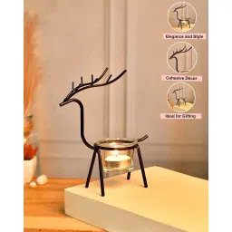 tayhaa Reindeer Tealight Candle Holder image 5