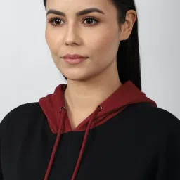 van heusen Colourblock Hoodie with Ribbed Hems image 5