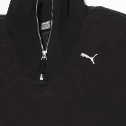 puma Women Logo Print Relaxed Fit Sweatshirt image 5