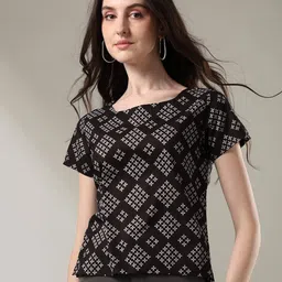 nyrika Women Floral Print Relaxed Fit Top image 5