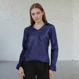 Shein Full Flounce Sleeves Floral Print Top-picture-13