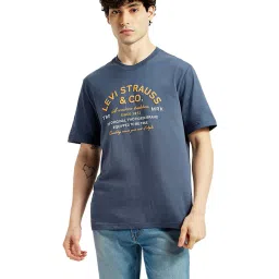 levi's Men Typographic Print Slim Fit Crew-Neck T-Shirt image 1