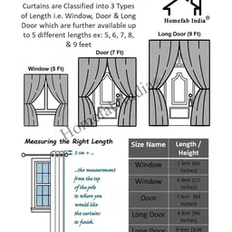 homefab india Pack of 2 Sheer Polyester Grommet Curtains image 5