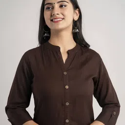 mauka A-Line Kurta with Side Pocket image 5