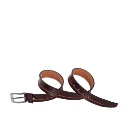 leather world Leather Belt with Buckle Closure image 5