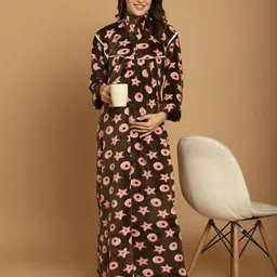 secret wish Women Printed Maternity Nightie image 4