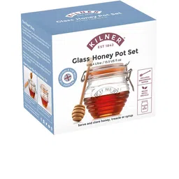kilner Honey Pot with Beech Wood Dipper image 5