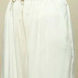 rangriti Women Flared Palazzos with Lace Hem image 5