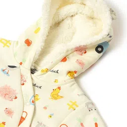 miarcus Printed Sleepsuit with Attached Booties image 5