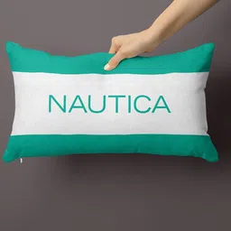 nautica Geometric Print Square Cushion Cover 16" x 16" image 5