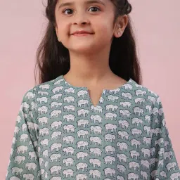 say Girl Printed Top & Pants Set image 5