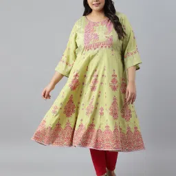 Printed Flared Kurta image 5