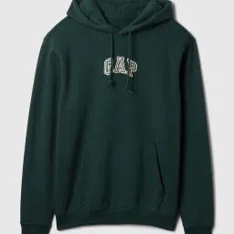 gap Men Regular Fit Hoodie with Brand Print image 5