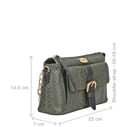 hidesign Reptilian Pattern Slings Bag with Chain Strap image 5