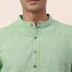 fabindia Kurta with Mandarin Collar image 5