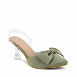 froh feet Heeled Round-Toe Slip-On Sandals image 5
