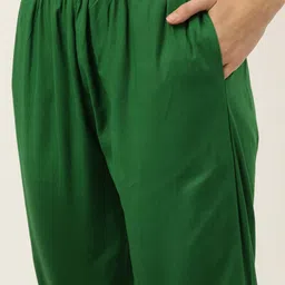 ms lingies Women Flat Front Straight Fit Pants image 5