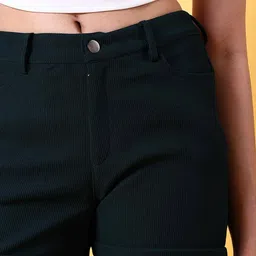 freehand Women Skinny Fit Corduroy Shorts image 5