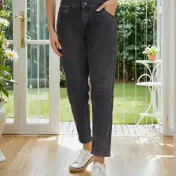 Shein Ankle Length High Rise Stone Wash Jeans-picture-45