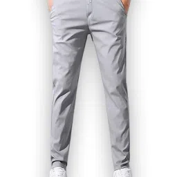 joggers park Men Straight Track Pants with Drawstring image 1