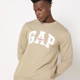 gap Brand Print Crew-Neck Sweatshirt image 5