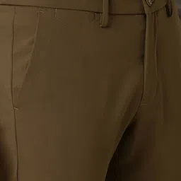 van heusen Men Slim Fit Flat-Front Trousers image 5