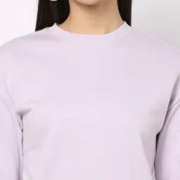 fyre rose Crew-Neck Sweatshirt with Ribbed Hems image 5