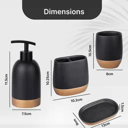 umai Polyresin Soap Dispenser Set image 5