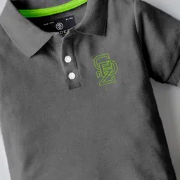 codez Boys Pack of 2 Typographic Print Regular Fit Polo T-Shirts image 5