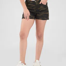 vastrado Women Camouflage Print City Shorts image 5