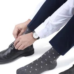 n2s next2skin Pack of 3 Men Self-Design Mid-Calf Length Socks image 5