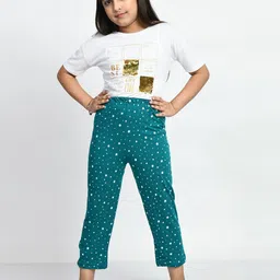 pixie n prince Pack of 3 Girls Cotton Printed Pyjamas image 5