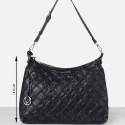 allen solly Women Patterned Structured Handheld Bag image 5