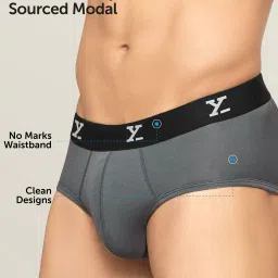 xyxx Pack of 3 Briefs with Contrast Waistband image 5