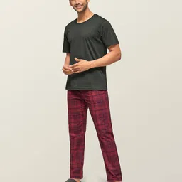 xyxx Pack of 3 Checked Pyjamas image 5