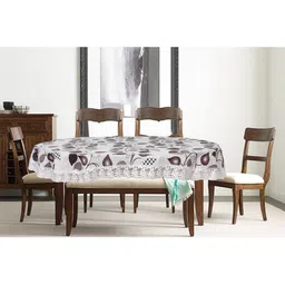 stylista PVC 4 Seater Oval Table Cover 54 inch x 78 inch image 5