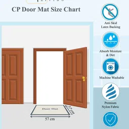 athom living Pack of 2 Printed Door Mats image 5