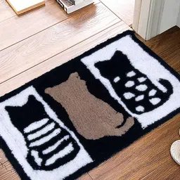 Pack Of 3 Aazeem Graceful Attractive Door Mats With Anti Skid image 5