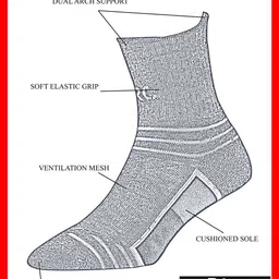 rc. royal class Pack of 3 Striped  Athletic Socks image 5