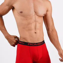ramraj cotton Pack of 3 Trunks with Logo Waistband image 5
