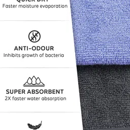 heelium Pack of 2 Bath Towels image 5