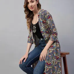 azira Geometric Pattern Front-Open Shrug image 5