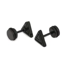 fabula EFQ1ESSK130-Pack of 2 Stainless Steel Ear Studs image 5