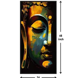 999store Lord Buddha Canvas Painting 48" x 24" image 5