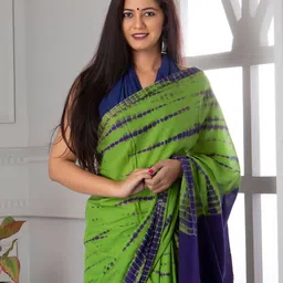 shivanya handicrafts Printed Saree with Blouse Piece image 5