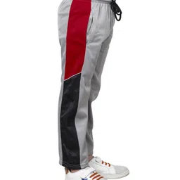 indiweaves Boys Pack of 3 Colourblock Straight Track Pants with Insert Pockets image 5