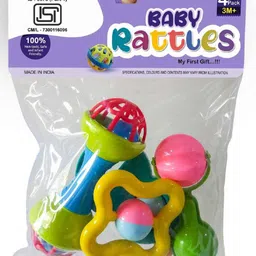 adkd Pack of 4 Baby Bath Rolling Rattle Toy image 5