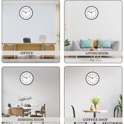 random Tic-Toc Movement Round Wall Clock image 5