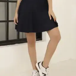 Shein High Waist Flared Mini Skirt-picture-12