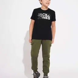 jack & jones Boys Embroidered Joggers Sweat Pants image 5